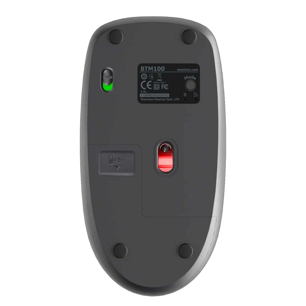 Meetion BTM100 Wireless Dual-Mode Mouse Optical Wireless Mouse 2.4g Computer Mouse