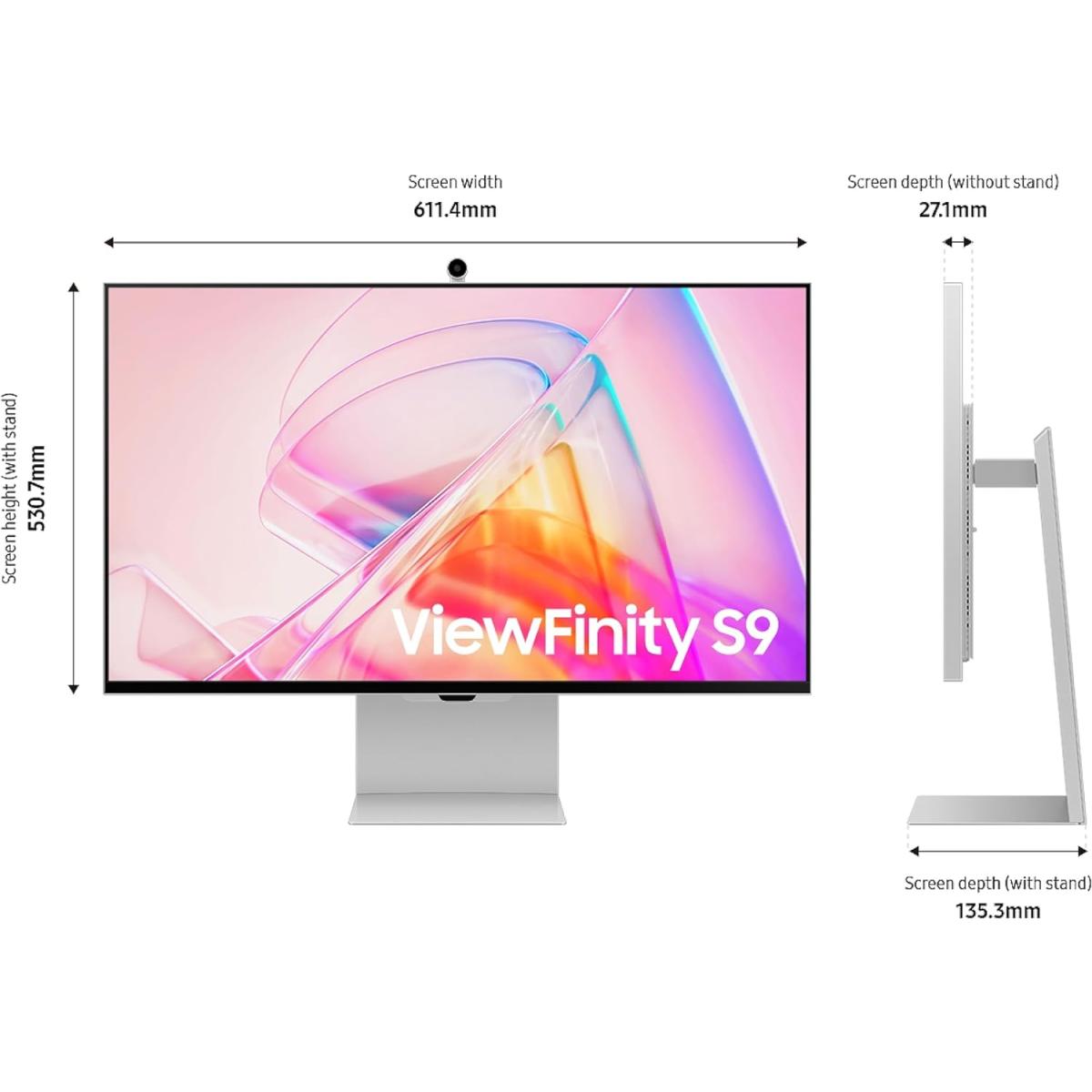 Samsung ViewFinity S9 (S90PC) Smart 27" 5K Flat Matte Monitor , IPS