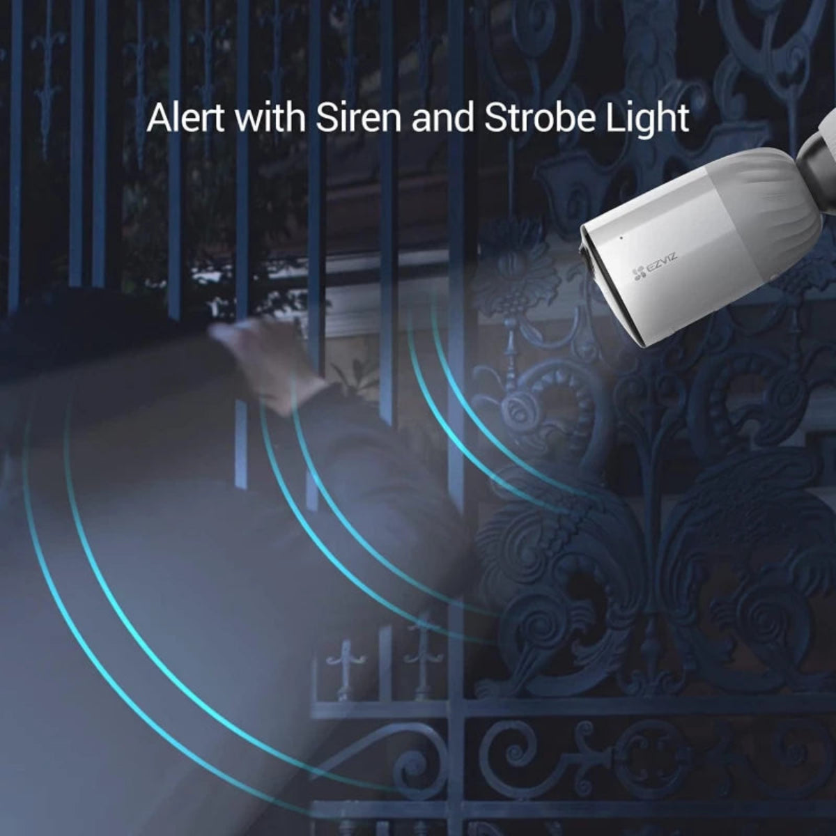 EZVIZ BC1 Battery Wireless Camera, Smart Home Night Vision Weatherproof Design