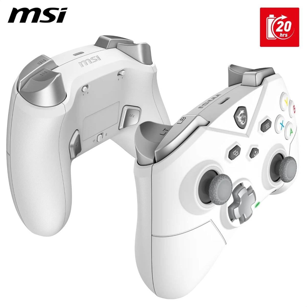 MSI Force GC300 W Gaming Wireless & Bluetooth Rechargeable (PC & Android) MSI Force GC300 W Gaming Wireless & Bluetooth Rechargeable (PC & Android)