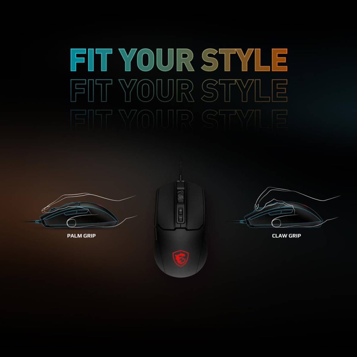 MSI Forge GK100 Combo AR-ENG – Gaming RGB Keyboard & Mouse Set