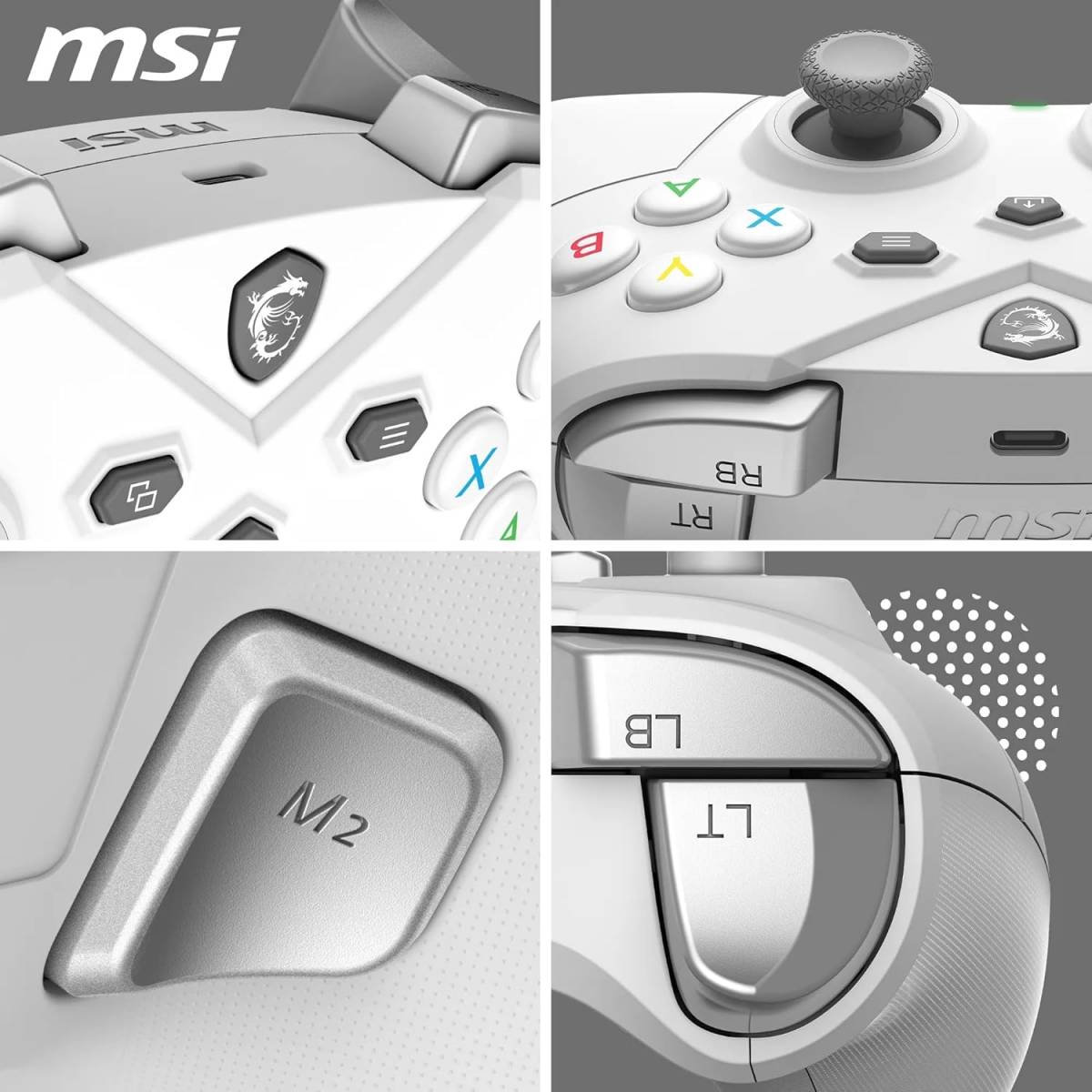 MSI Force GC300 W Gaming Wireless & Bluetooth Rechargeable (PC & Android) MSI Force GC300 W Gaming Wireless & Bluetooth Rechargeable (PC & Android)
