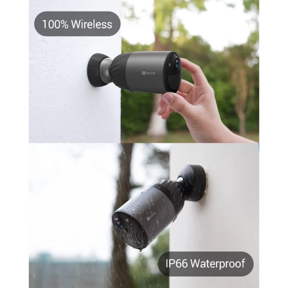 EZVIZ CS BC1C/SP Battery Security Camera (2K+) Outdoor Camera & 210-Day Battery