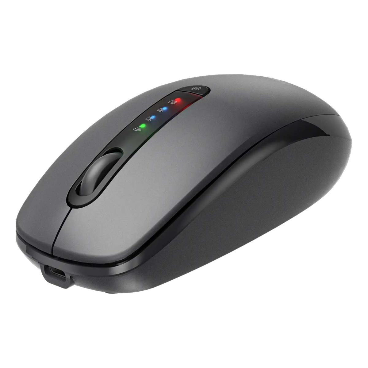 Meetion BTM100R Rechargeable Wireless Mouse 2.4G+ Blutoth BT5.1 Dual Mode Silent
