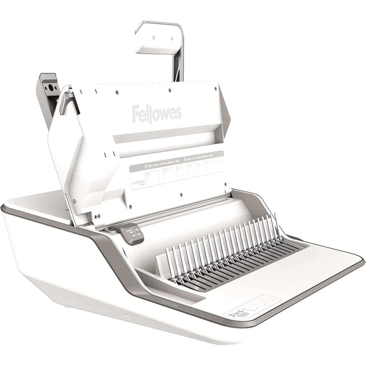 Fellowes Lyra 3In1 Binding Centre ( Comb Binder, stapler& Hole Puncher) Fellowes Lyra 3In1 Binding Centre ( Comb Binder, stapler& Hole Puncher)