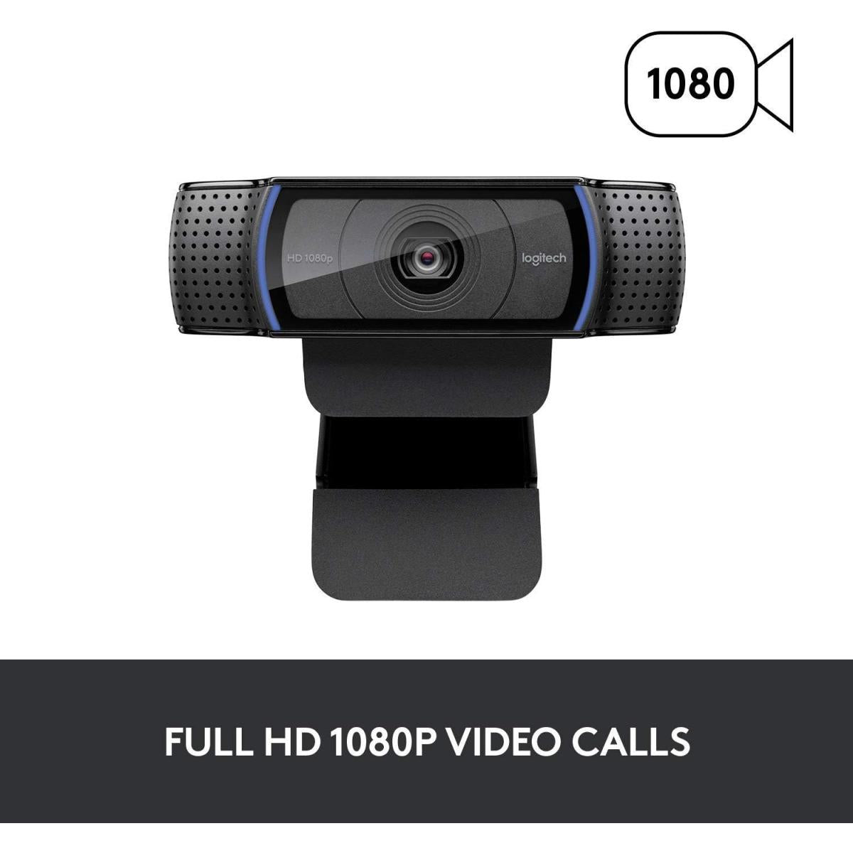 Logitech C920 Pro Webcam Widescreen Video Calling & Recording 1080p