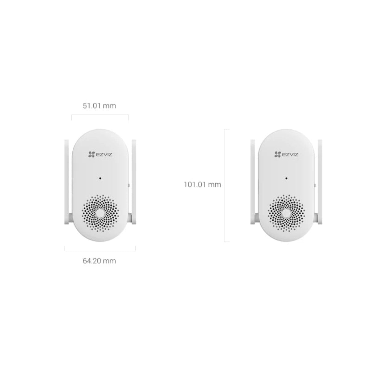 EZVIZ Smart Wi-Fi Chime CH1 – Wireless Doorbell Chime with Adjustable Volume