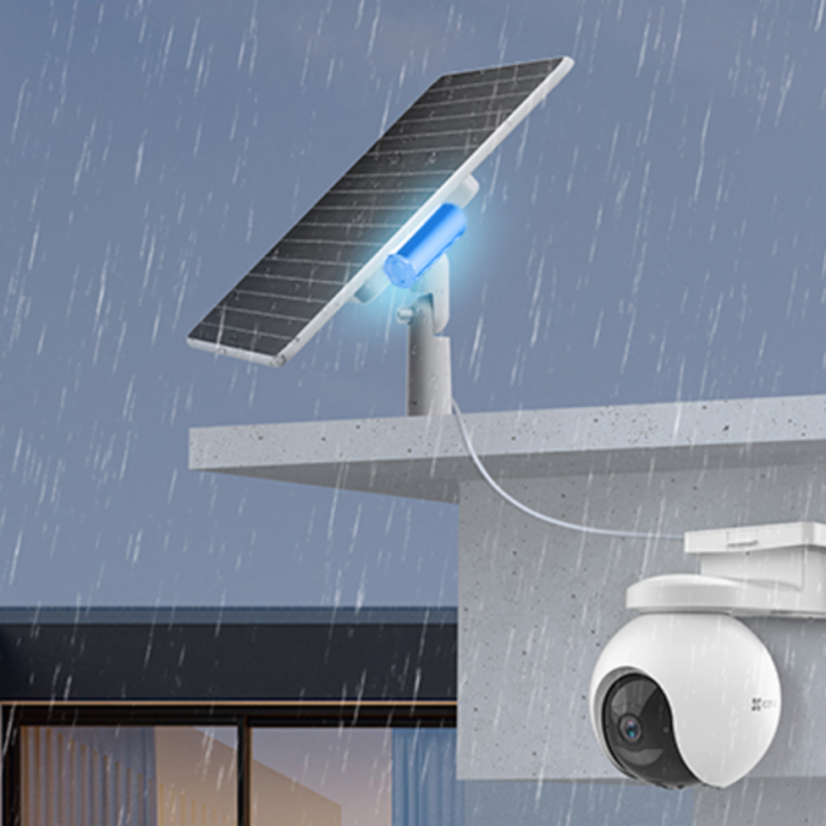 EZVIZ Solar Panel CS -PBC12 (12W) Dual Output With Battery Backup