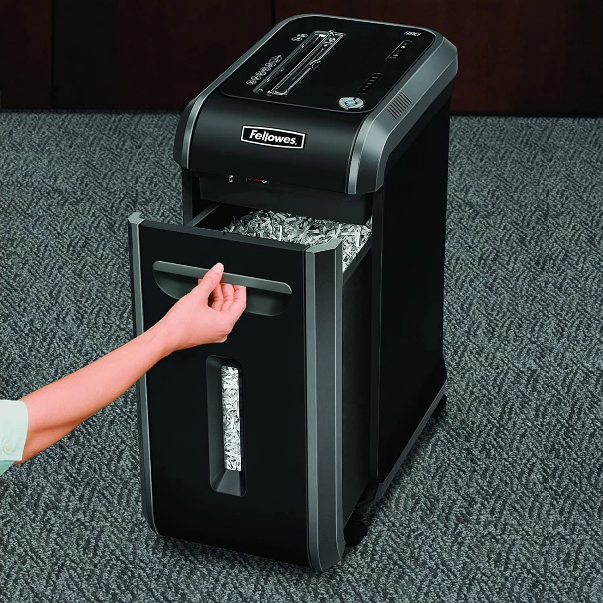 Fellowes Powershred 99Ci 18-Sheet Capacity 100% Jam Proof Cross-Cut Paper Shredder