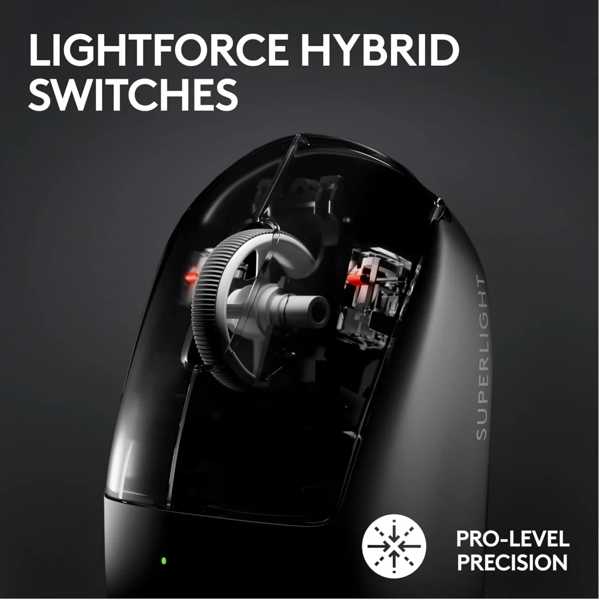 Logitech G PRO X SUPERLIGHT 2 LIGHTSPEED Wireless Gaming Mouse -Black