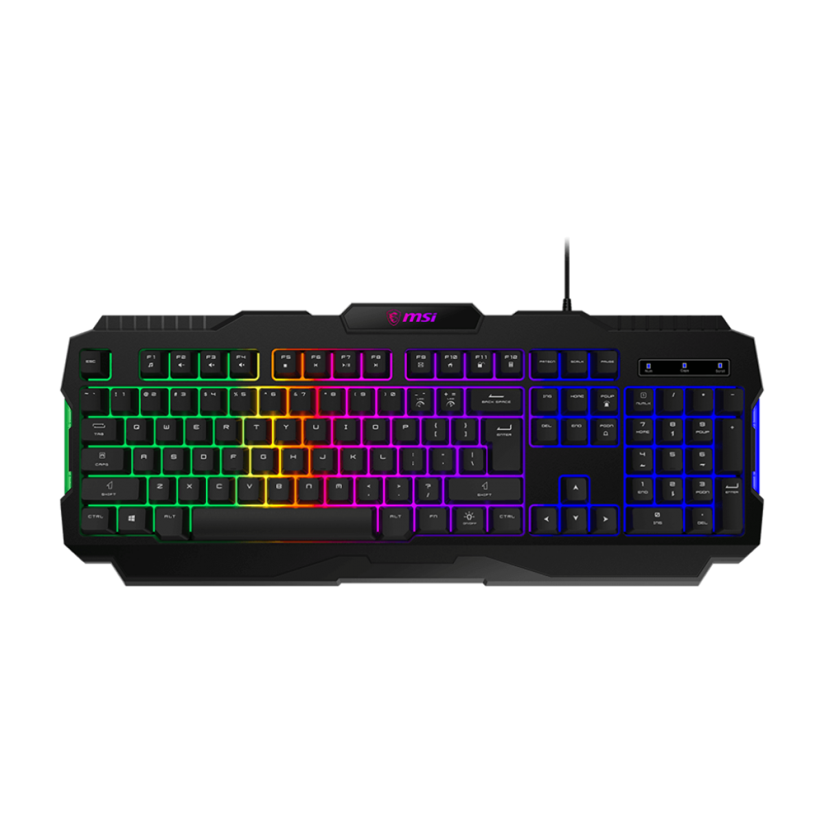 MSI Forge GK100 – Gaming RGB Keyboard, 19-Key Anti - Ghosting
