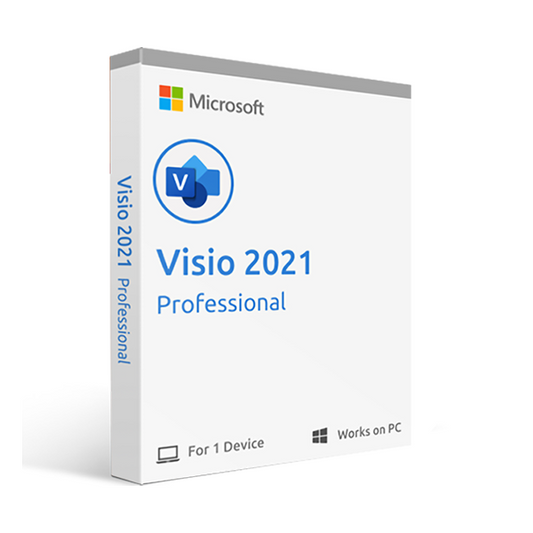 Microsoft Visio 2021 Professional (PC) Use for one time installation