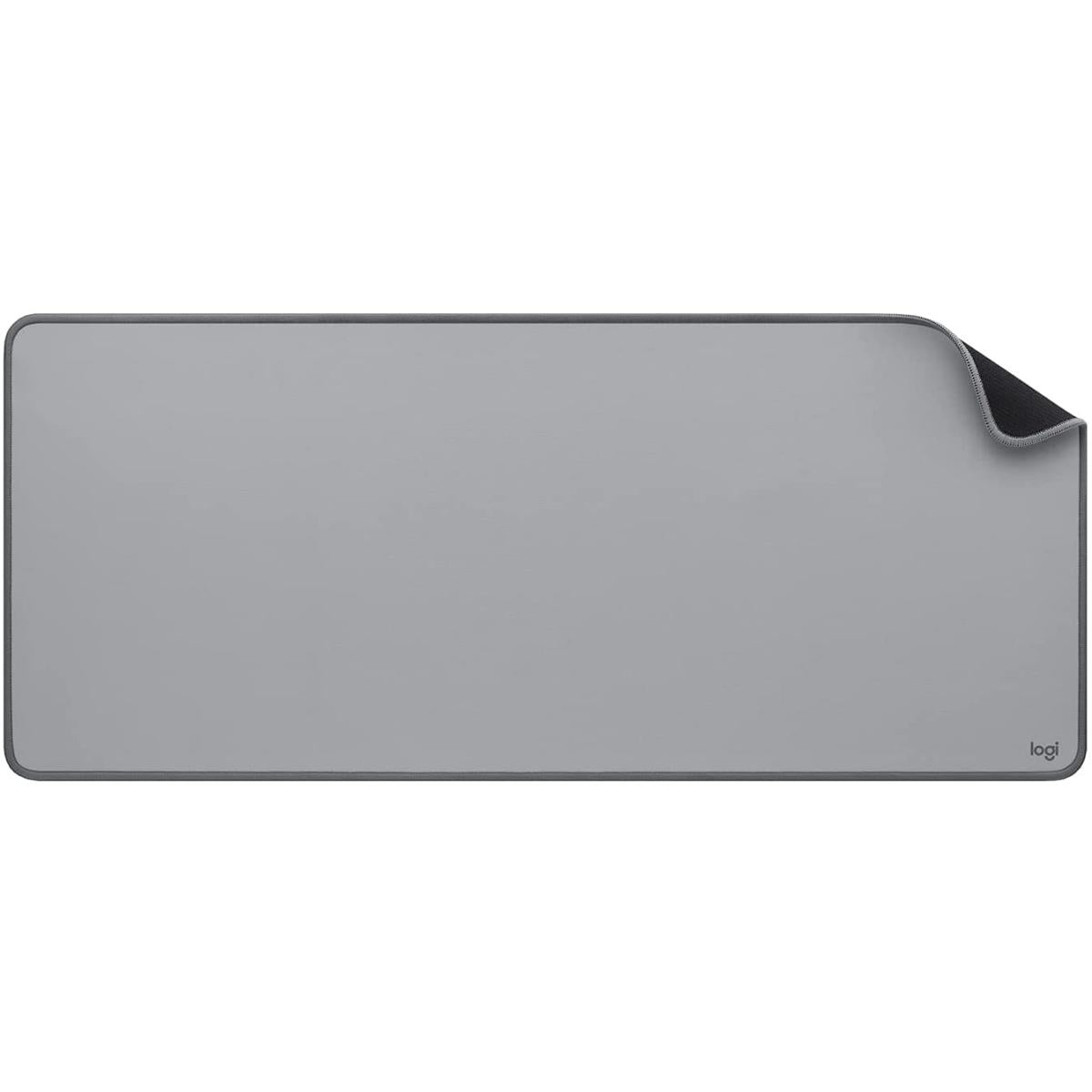 Logitech PadStudio Series Mouse Mat with Anti-Slip Rubber Base Durable Mid-Grey Logitech PadStudio Series Mouse Mat with Anti-Slip Rubber Base Durable Mid-Grey