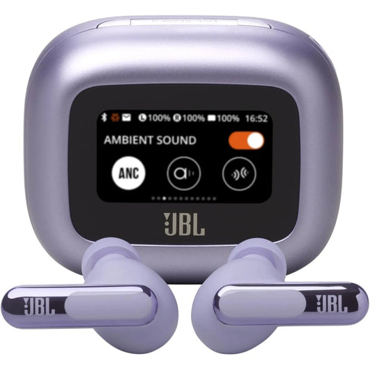 JBL Live Flex 3 Wireless Earbud Headphones, True Noise Cancelling Purple