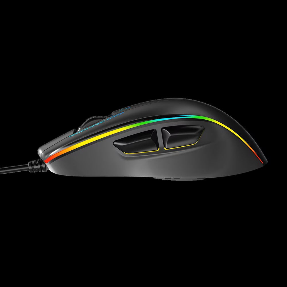 MeeTion MT-GM23 USB Wired RGB Gaming Mouse, Resolution 12800DPI, Keys: 5+1