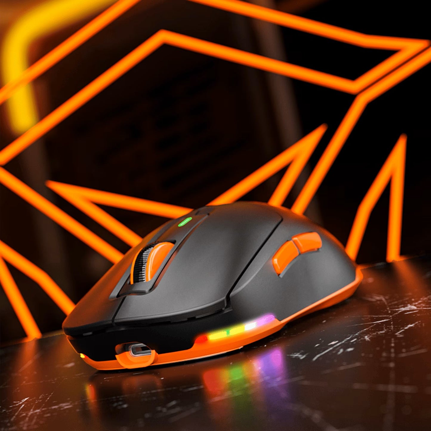 Meetion Air GW24 Gaming Mouse, 2.4GHz Wireless, Bluetooth, Wired, 8000DPI