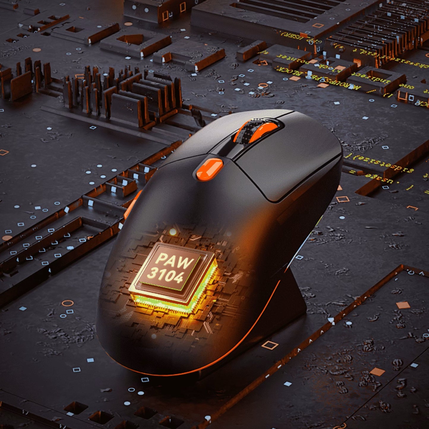 Meetion GW38 Gaming Mouse, Tri-Mode, with Magnetic Charging Dock, 8000DPI