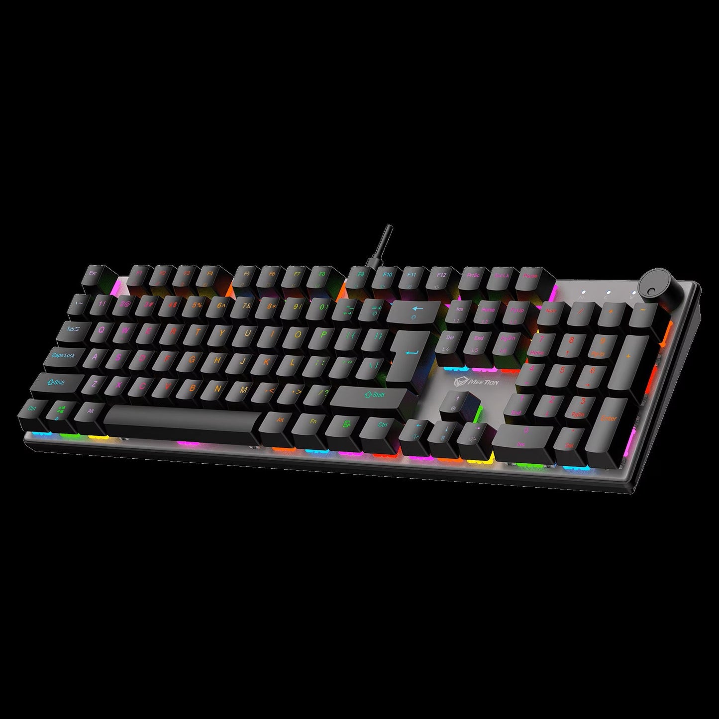 Meetion MT- MK009 Pro Hot-Swap Mechanical Gaming Keyboard, Red Switch, RGB