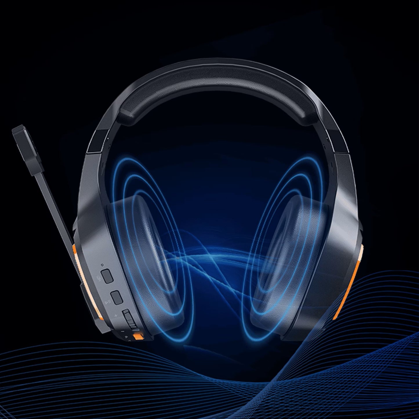 Meetion MT-BTH014 Tri-Mode Gaming Headset, Surround Sound, Long Battery Life