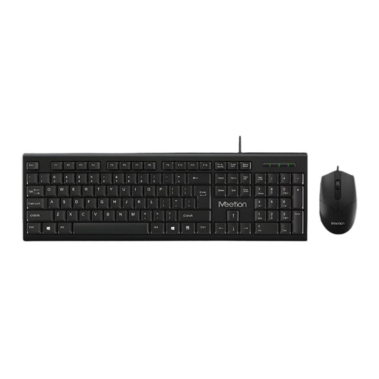 Meetion MT-C100 USB COMBO Keyboard & Mouse For Computer, Waterproof design