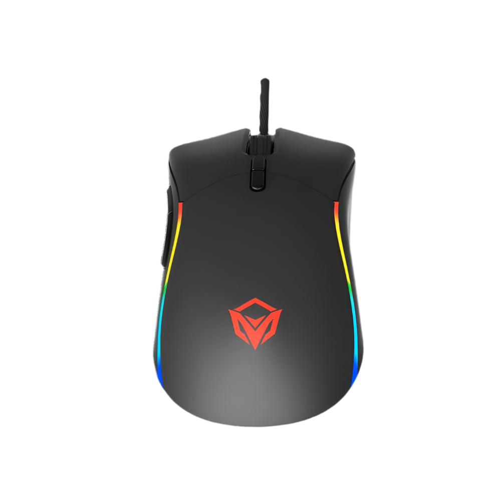 MeeTion MT-GM19 USB Wired RGB Gaming Mouse,Resolution 12000DPI,Keys: 6+1