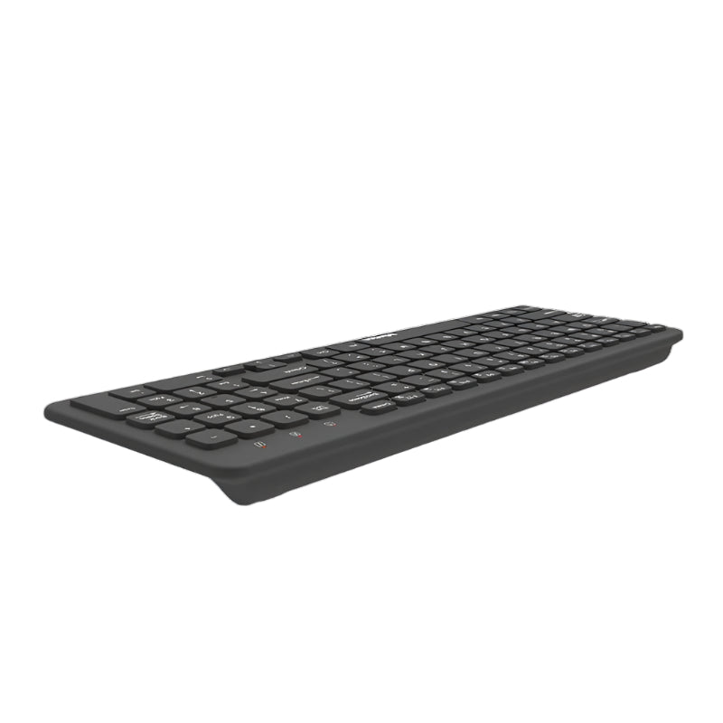 Meetion MT-WK410 USB Wireless Computer Ultra Thin Chocolate Keyboard, Slim, Silent