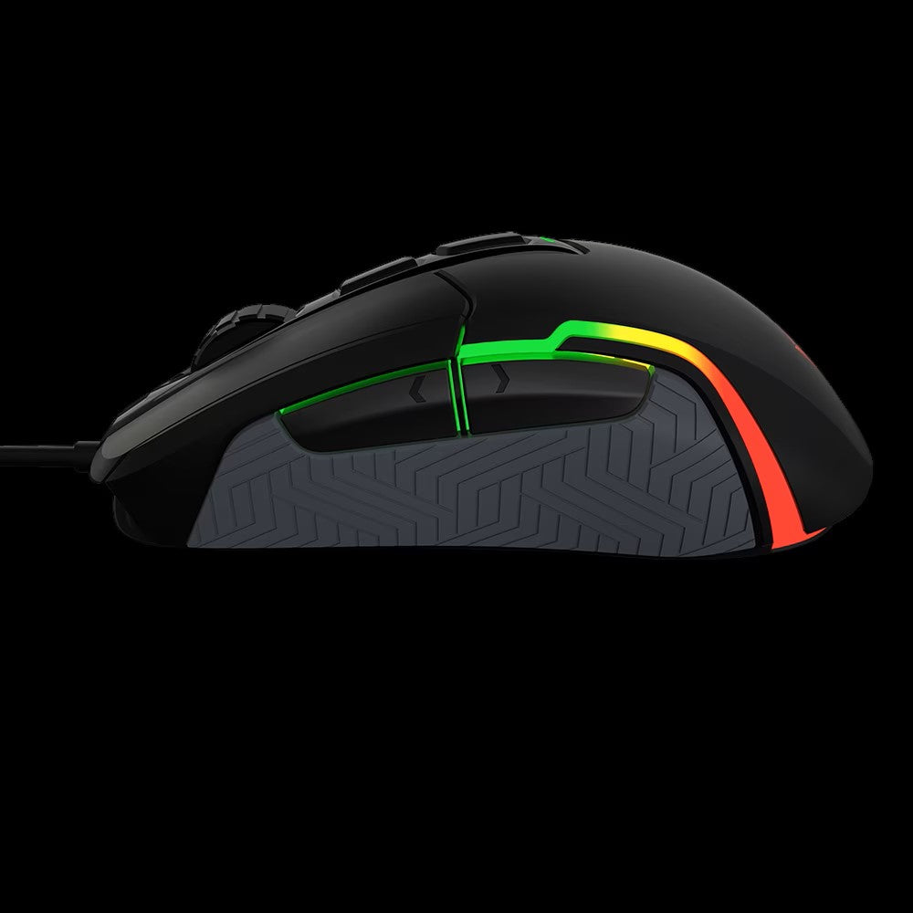 MeeTion MT-G3360 USB Professional Macro Gaming Mouse, Resolution 12000DPI, Keys:7