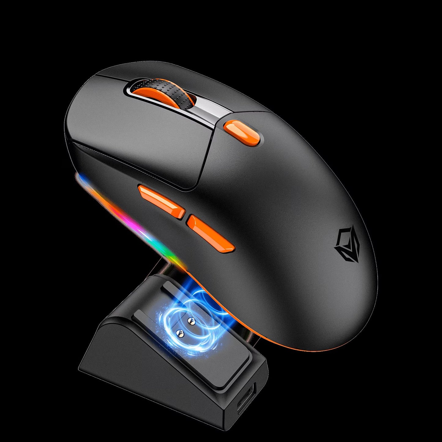 Meetion GW38 Gaming Mouse, Tri-Mode, with Magnetic Charging Dock, 8000DPI