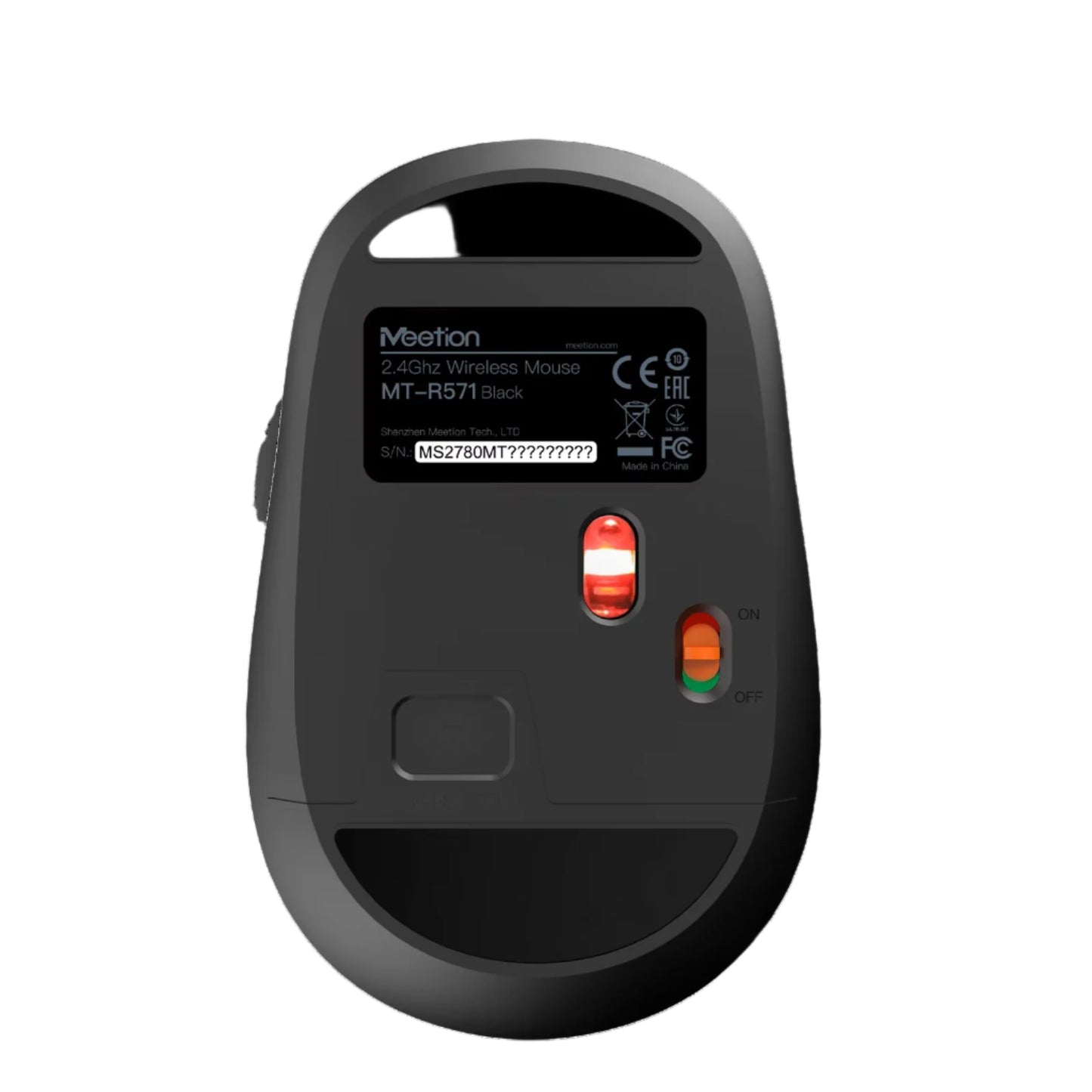 MeeTion R571 2.4ghz Wireless Office Mouse up to 10m, Responsive 1600DPI, Silent