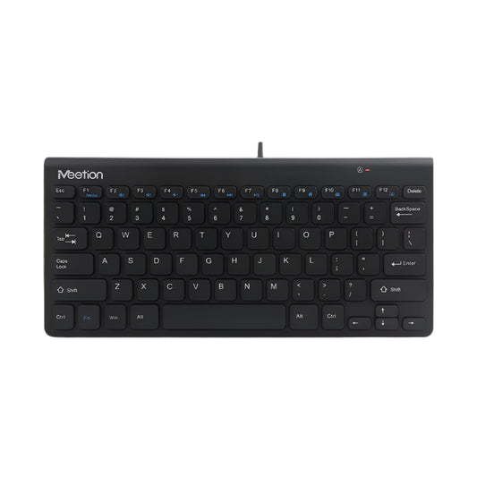 Meetion MT-K400 USB Mini Office Wired Keyboard, Small, portable design, Silent