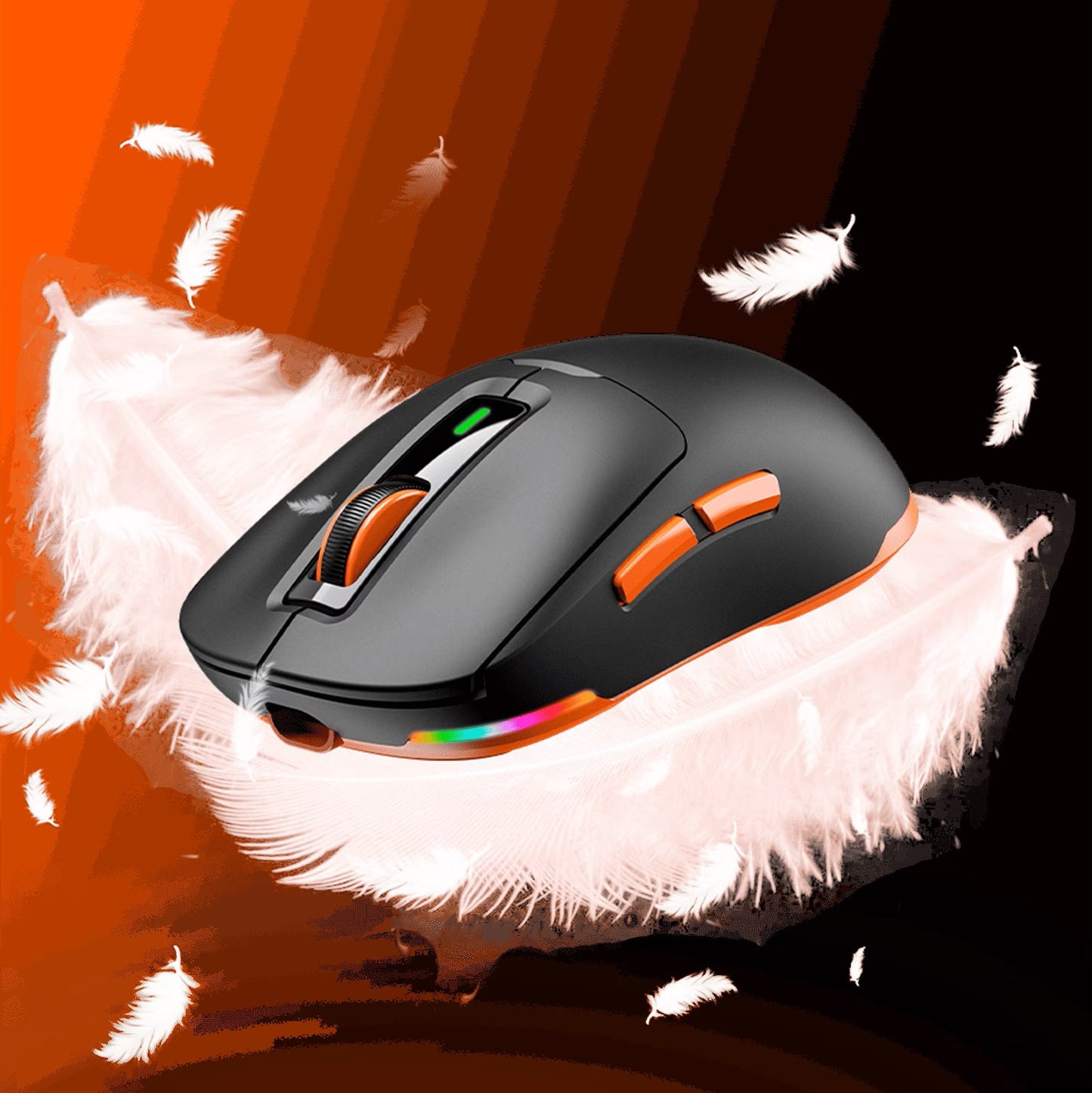 Meetion Air GW24 Gaming Mouse, 2.4GHz Wireless, Bluetooth, Wired, 8000DPI