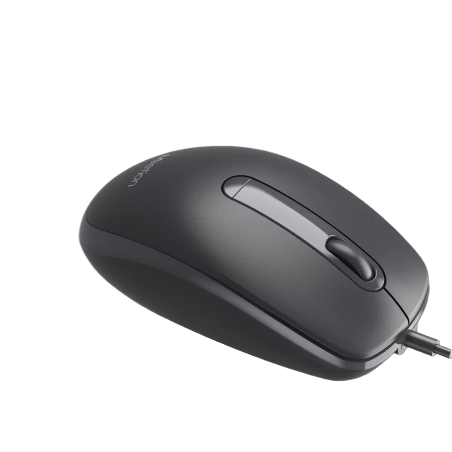 MeeTion MT-M100 USB Wired Mouse, Resolution 1200DPI, Keys: 2+1 (Wheel), Black