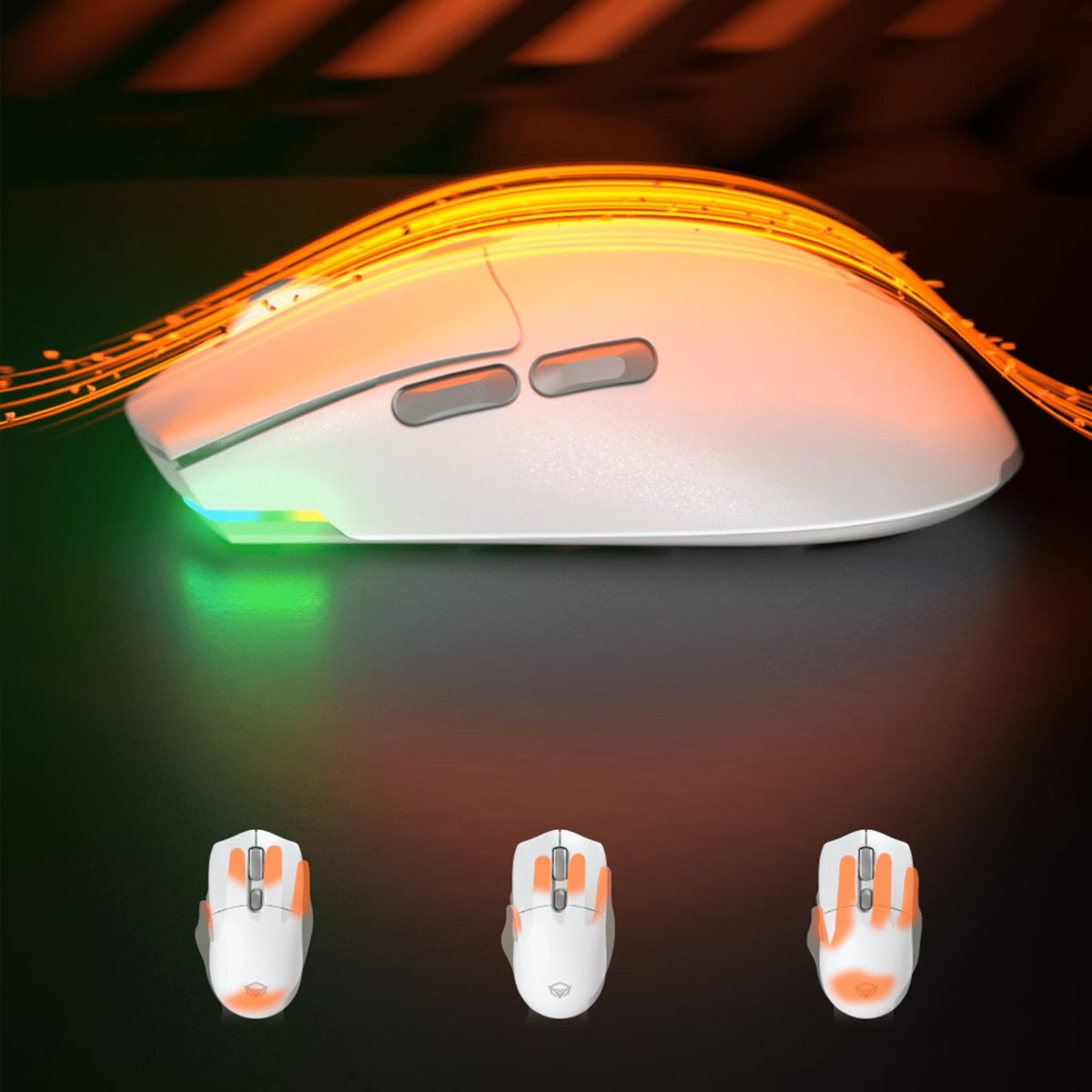 Meetion Air GW33 Gaming Mouse, 2.4GHz Wireless, Bluetooth, Wired, 10000DPI Meetion Air GW33 Gaming Mouse, 2.4GHz Wireless, Bluetooth, Wired, 10000DPI