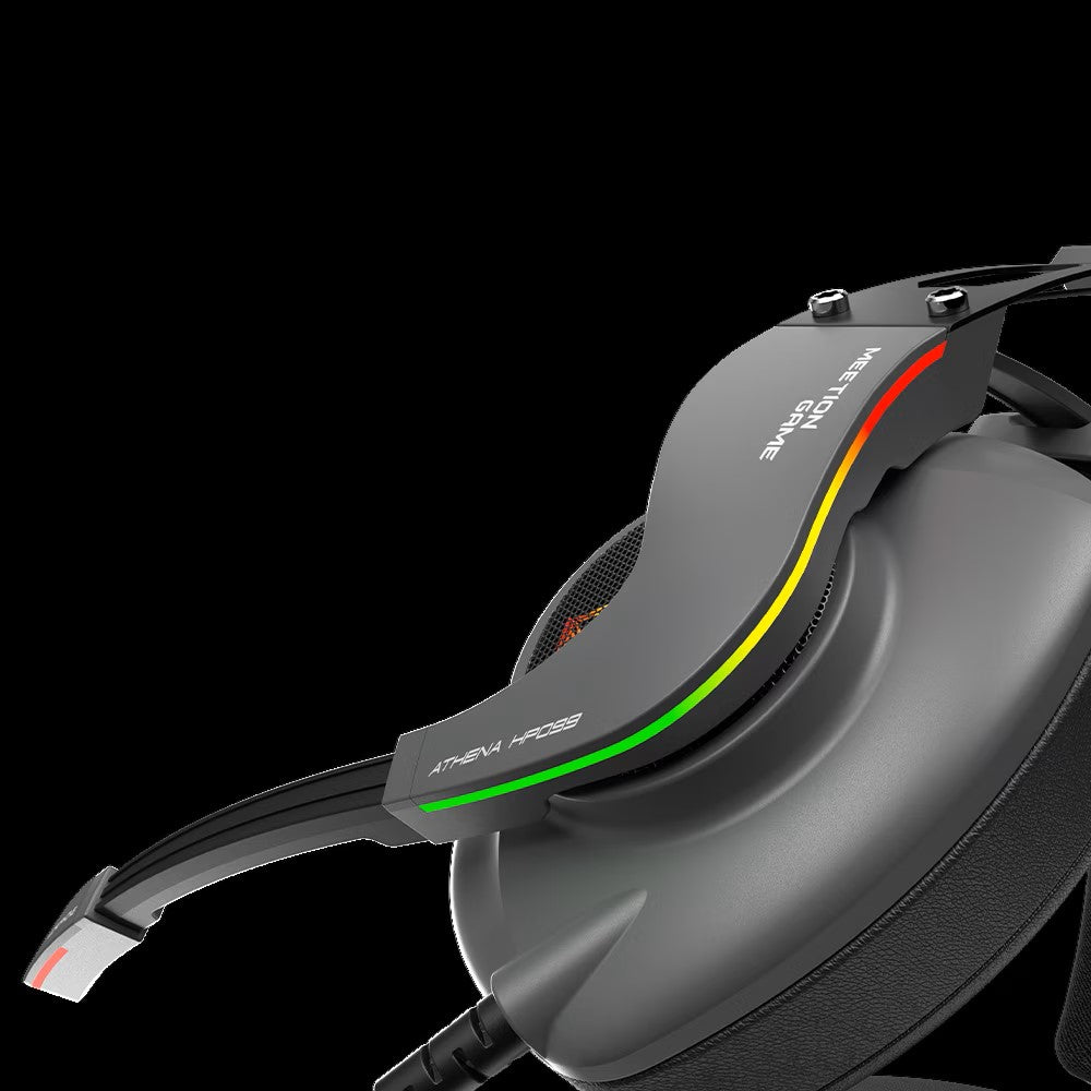 Meetion MT-HP099 RGB Backlit Gaming USB Headset, Stereo Speaker, Strong & Sturdy