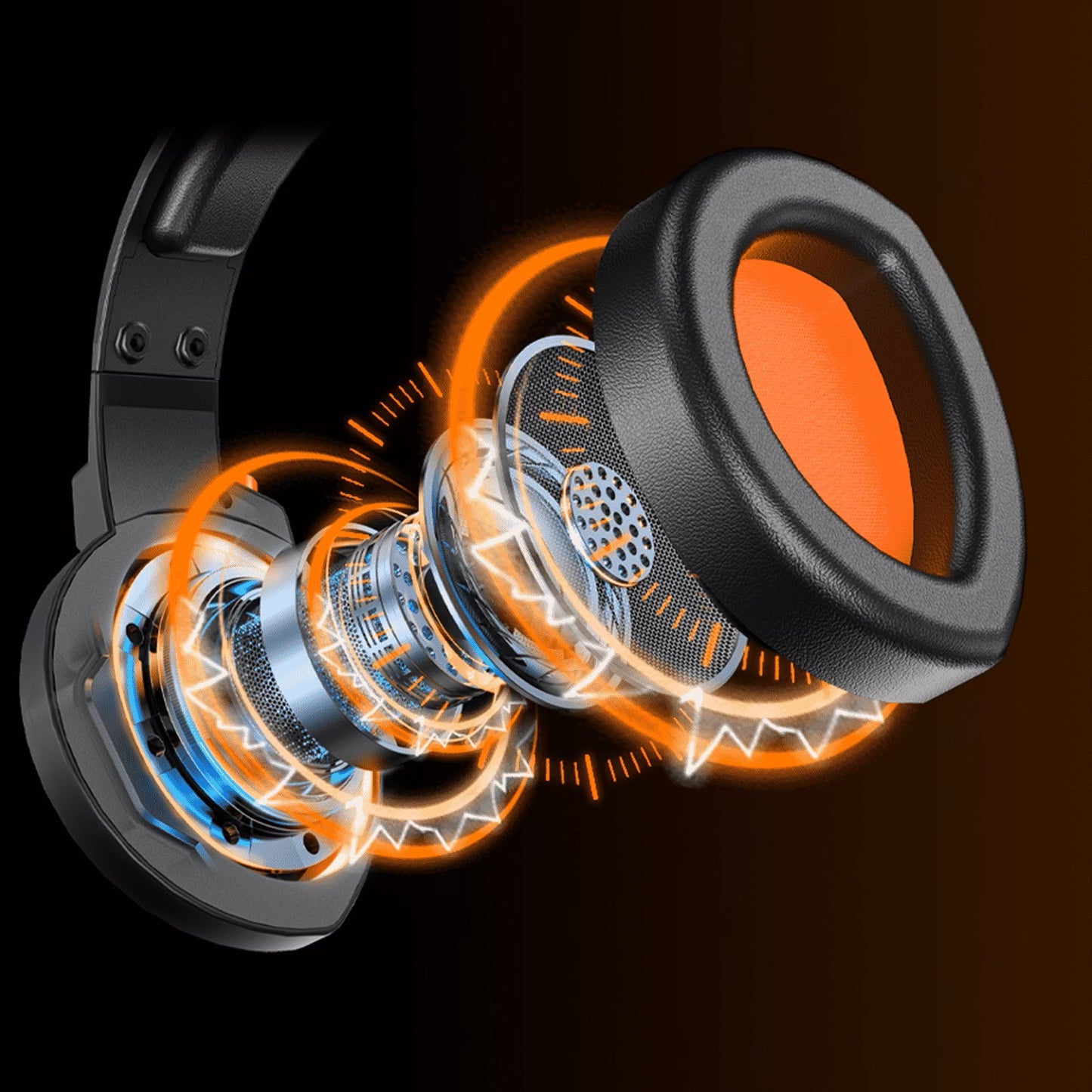 Meetion MT-HP012 Virtual 7.1 Surround Sound USB Gaming Headset, RGB, 3D Sound