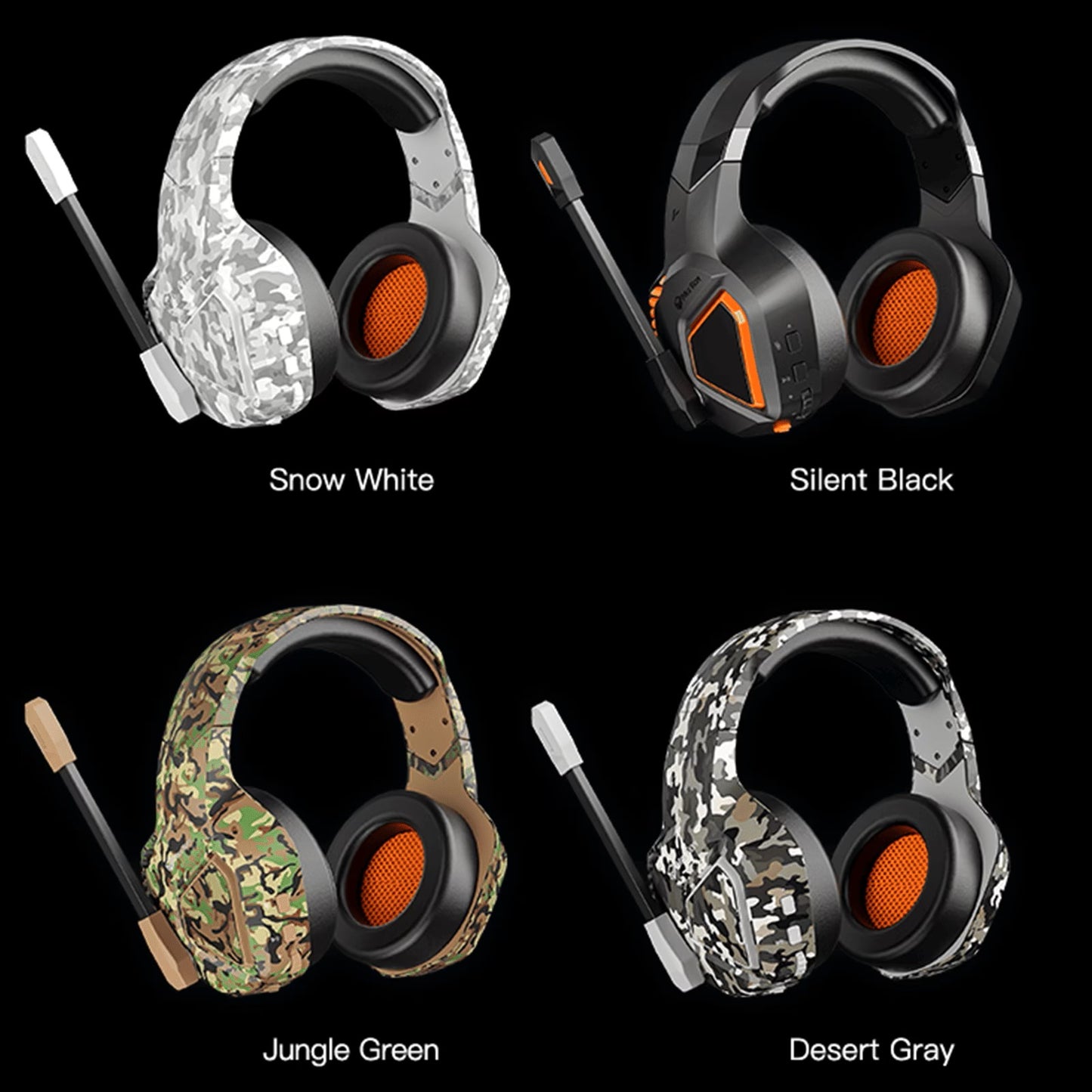 Meetion MT-BTH014 Tri-Mode Gaming Headset, Surround Sound, Long Battery Life