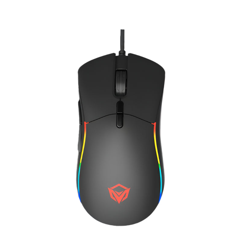 MeeTion MT-GM19 USB Wired RGB Gaming Mouse,Resolution 12000DPI,Keys: 6+1