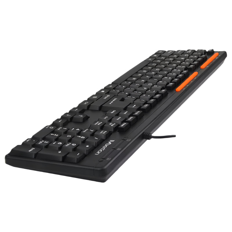 Meetion MT-K600M Wired USB Multimedia Keyboard, Ergonomic & Waterproof design