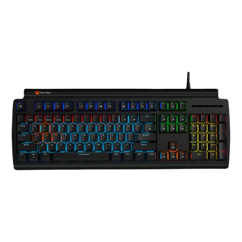 Meetion MT-MK600MX Mechanical Gaming Keyboard, USB, Blue Switch, RGB Backlit