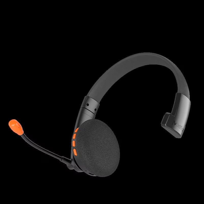 Meetion MT-BTH002 Telephony Bluetooth Headset, Noise-Canceling Mic, TYPE-C Charging