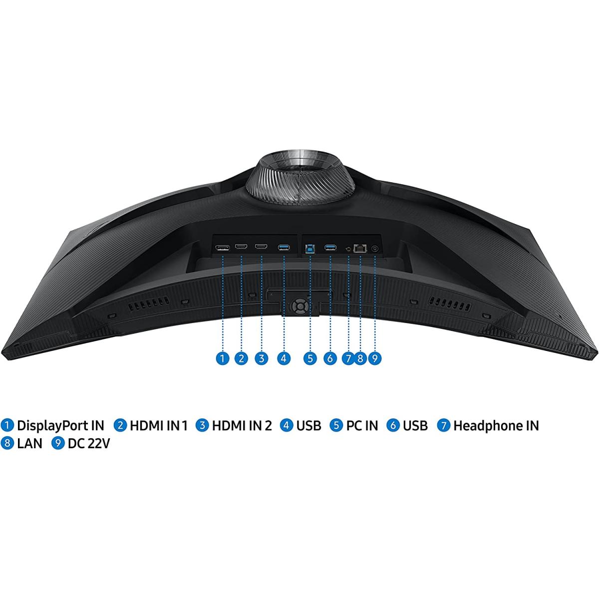 Samsung Odyssey G6 (BG650) Smart Tizen 32" Curved Monitor VA 2K