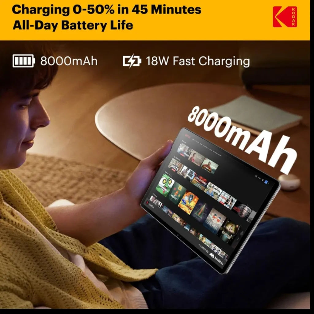 KODAK Tablet K1111.0 Android WIFI Tablet (128GB /4GB + 8G BRAM) IPS 2K KODAK Tablet K1111.0 Android WIFI Tablet (128GB /4GB + 8G BRAM) IPS 2K