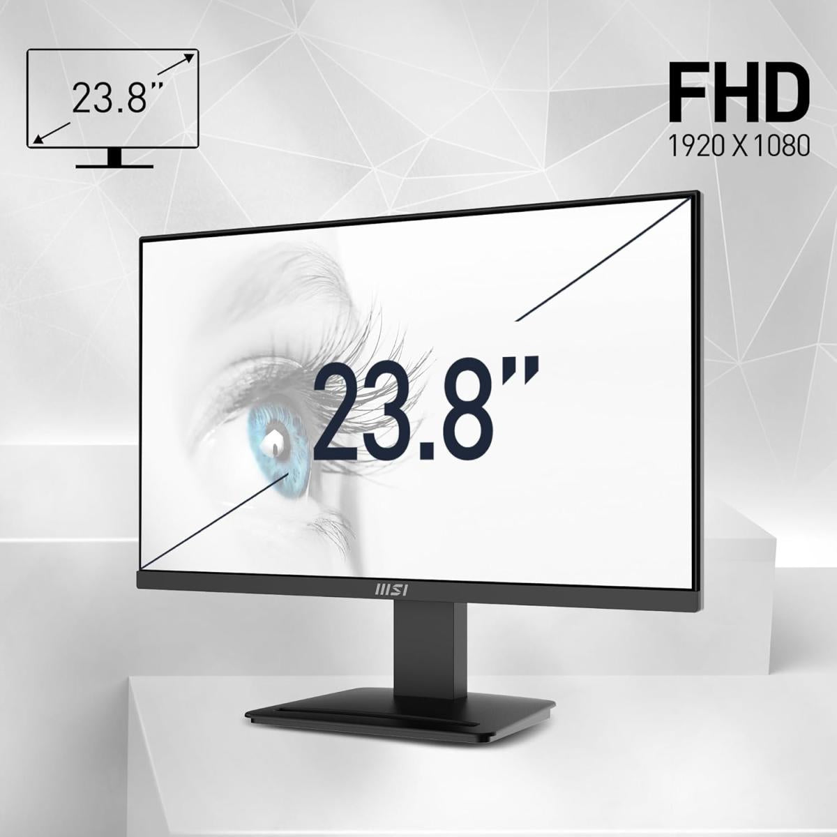 MSI PRO MP2412 24", 1920 x 1080 (FHD)- Black(2 Years Warranty)
