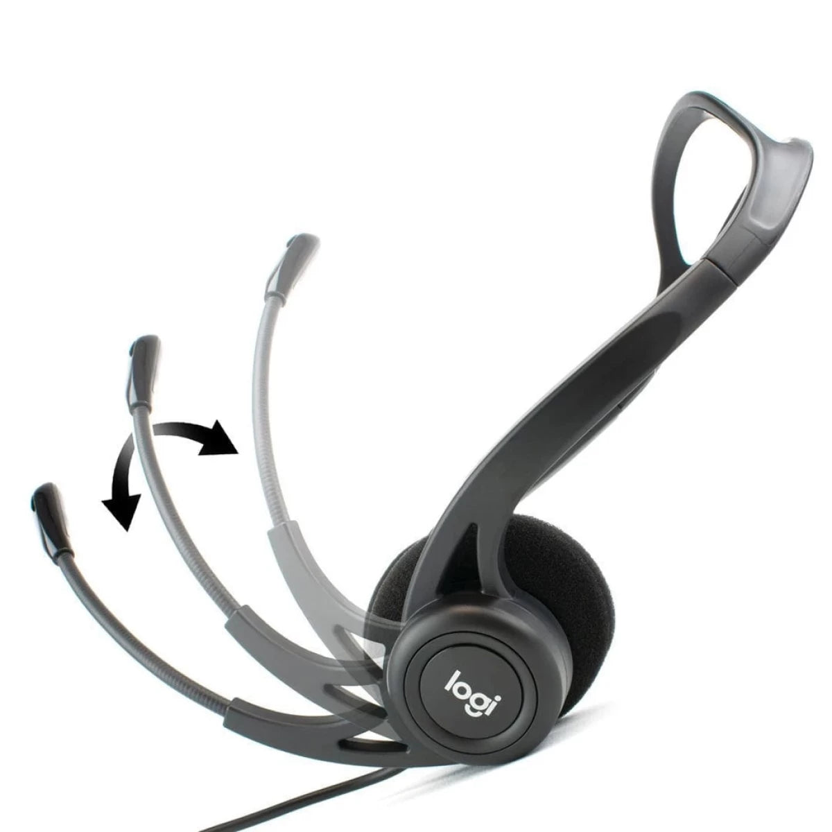 Logitech 960 USB (Windows & MAC)Noise-cancelling w/ Mute Button Stereo Headset