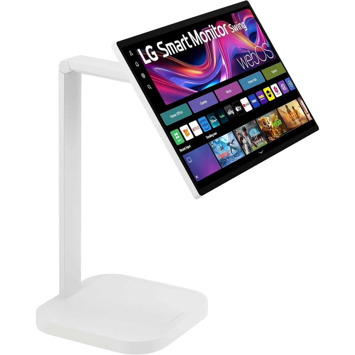 LG Swing 32U889SA – 31.5” 4K UHD IPS Touch White- Swing Monitor