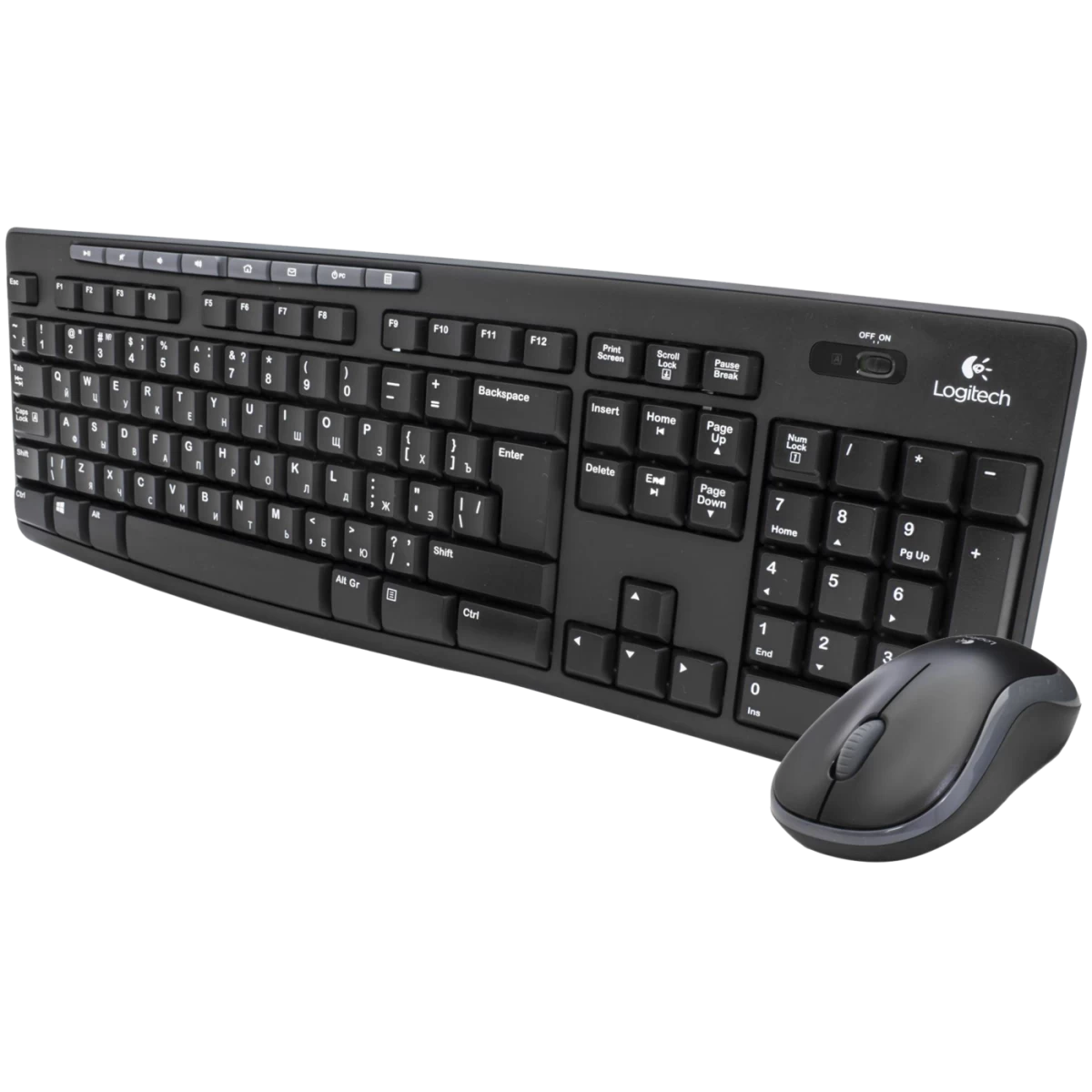 Logitech MK270 Wireless Keyboard and Mouse Combo Arabic /English Layout (Black)