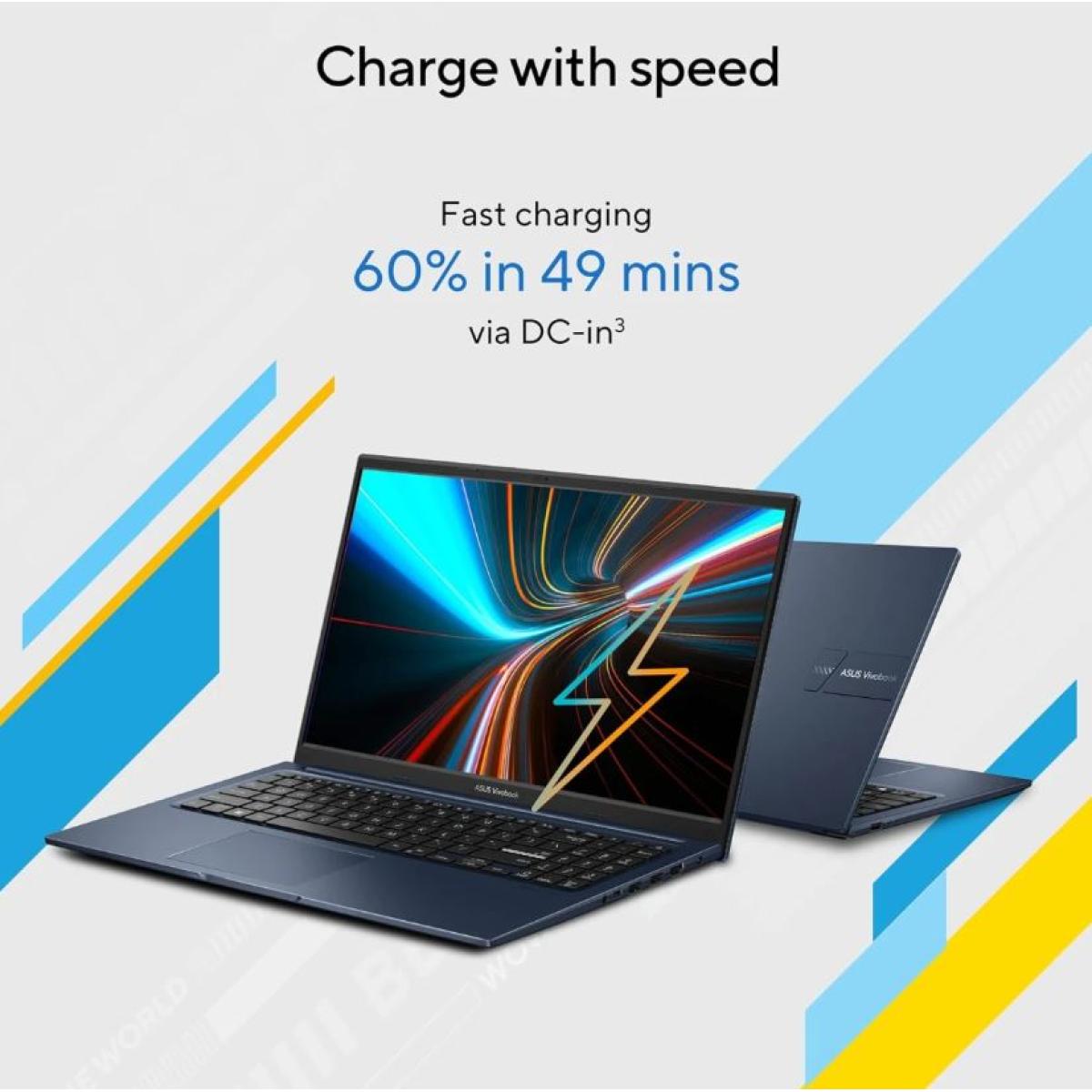 Laptop ASUS Vivobook 15 Intel Core i3-1315U (8GB -512GB) Quiet Blue