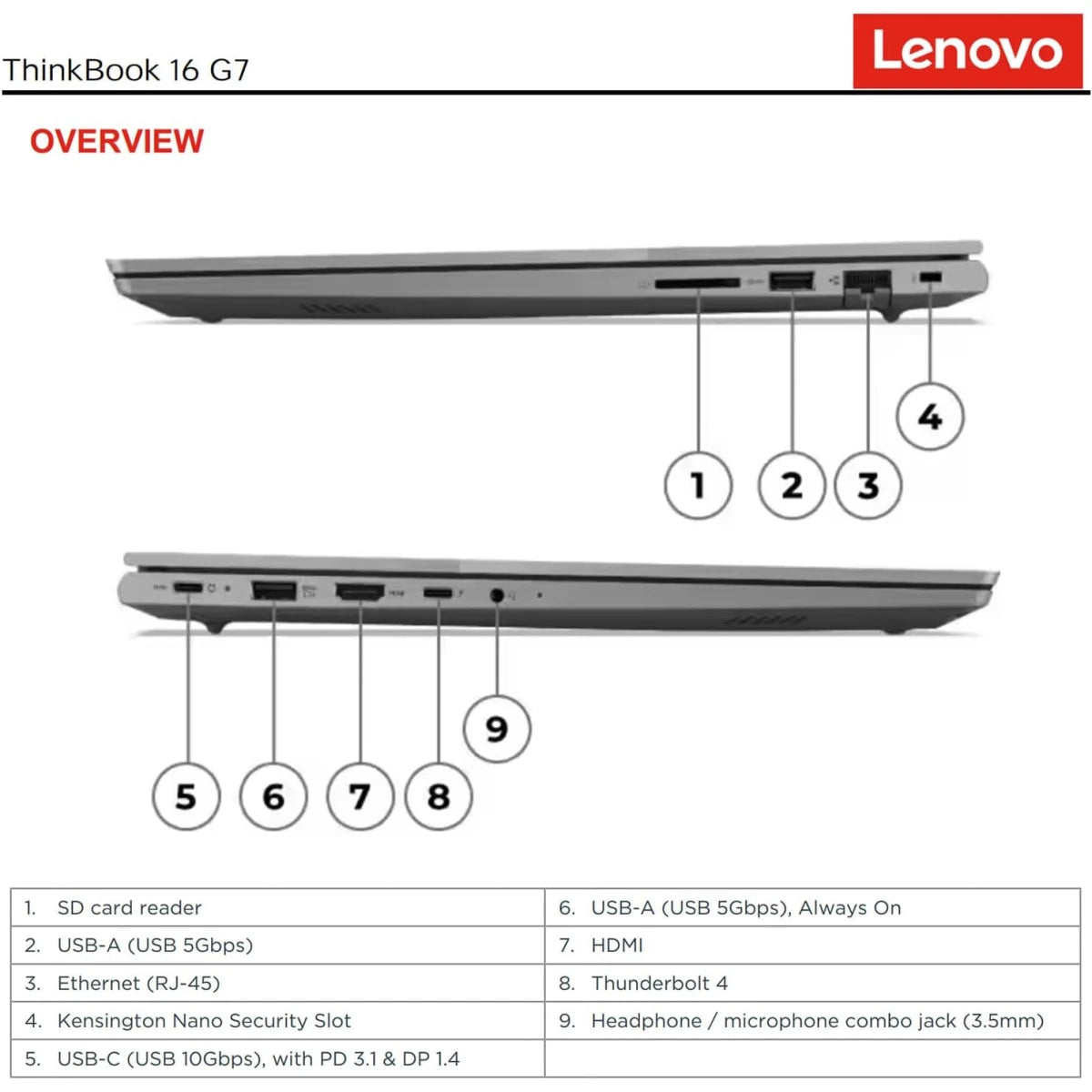 Lenovo Thinkbook 16 Gen 8 Core 7 240H 16.0" IPS (16GB/1TB)
