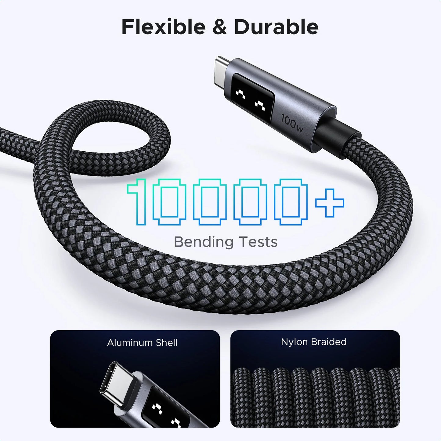 UGREEN Uno USB-C to USB-C PD Fast Charging Cable 5A Max 100W