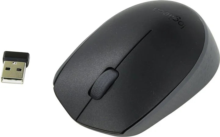 Logitech M171 Wireless Mouse Optical Tracking Ambidextrous 2.4GHZ WIRELESS - Black